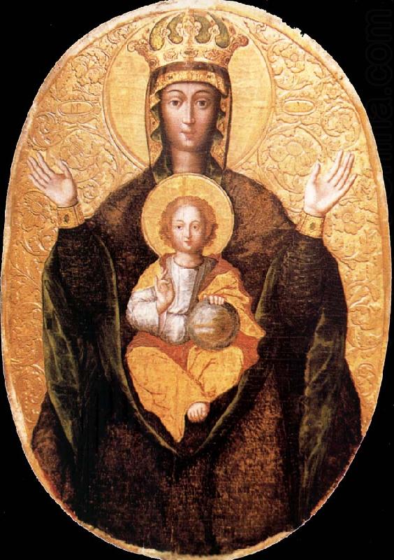 The Virgin of the Sign, unknow artist